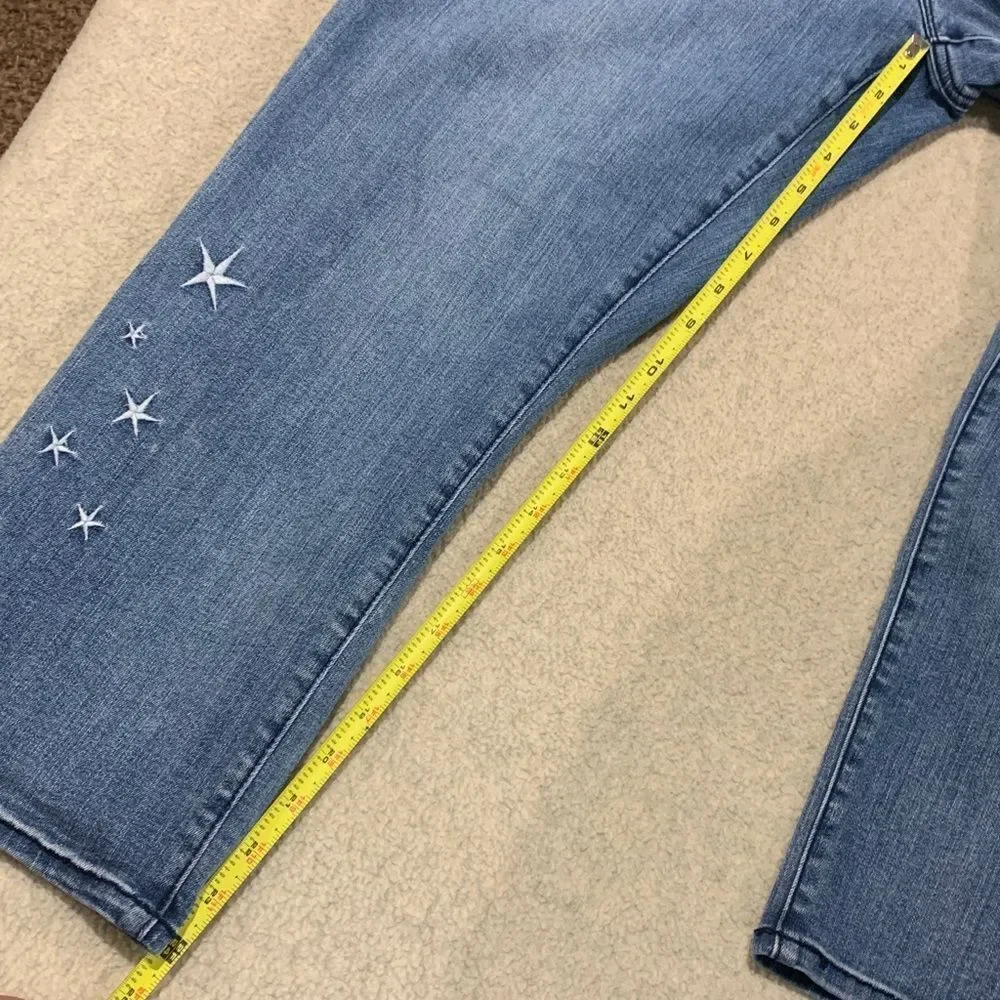 NYDJ, Marilyn ankle, size 16, Lift X Tuck with stars